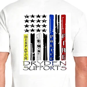 Dryden Supports Shirt Design 1