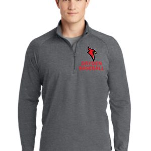 Dryden Cardinals Nike Quarter Zip Gray